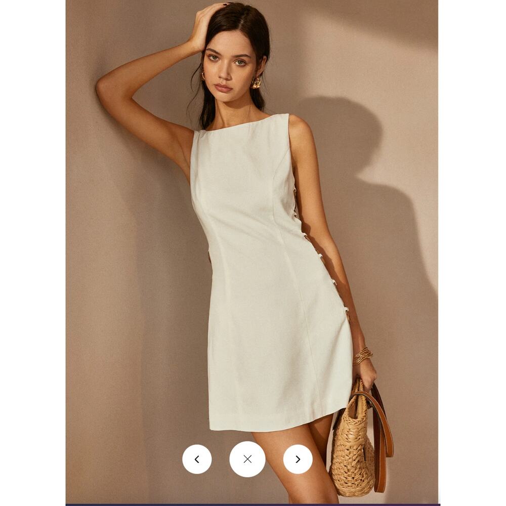 NWT Commense O-Ring Cutout Sleeveless Dress Sz XS - Picture 4 of 10